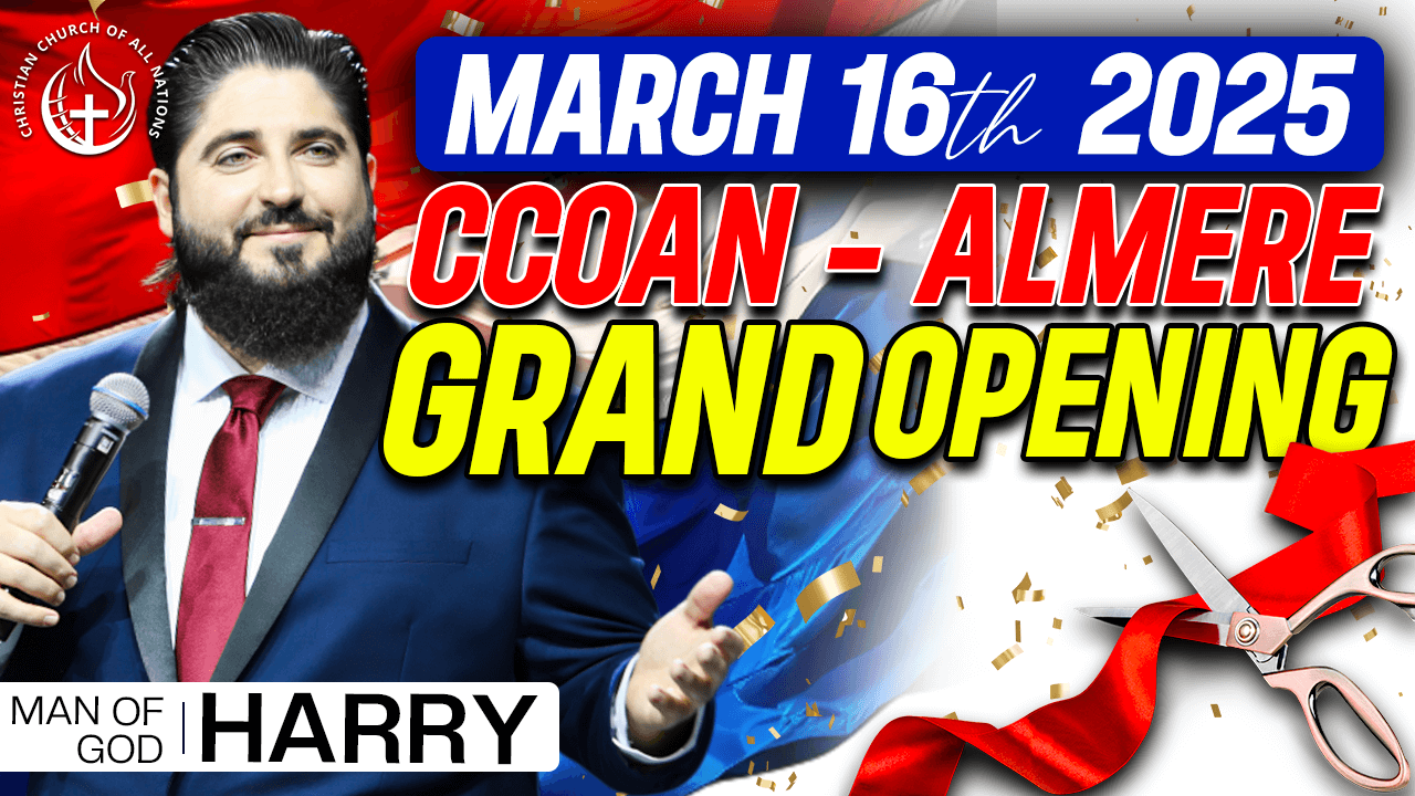 BREAKING: CCOAN – ALMERE IS OPENING JOIN US IN THE NETHERLANDS MARCH 16TH 2025!!!