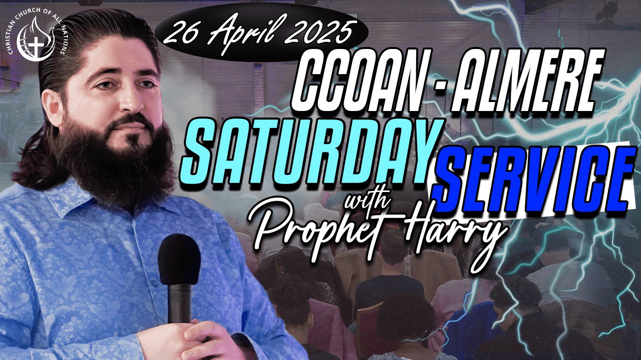 CCOAN – ALMERE SATURDAY SERVICE 03/05/2025 | LIVE BROADCAST